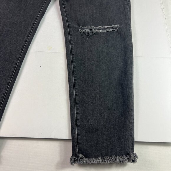 Veronica Beard Jeans Women's 36x27* Benzi Mid Rise Girlfriend Black Denim Tag 32 - Picture 4 of 16